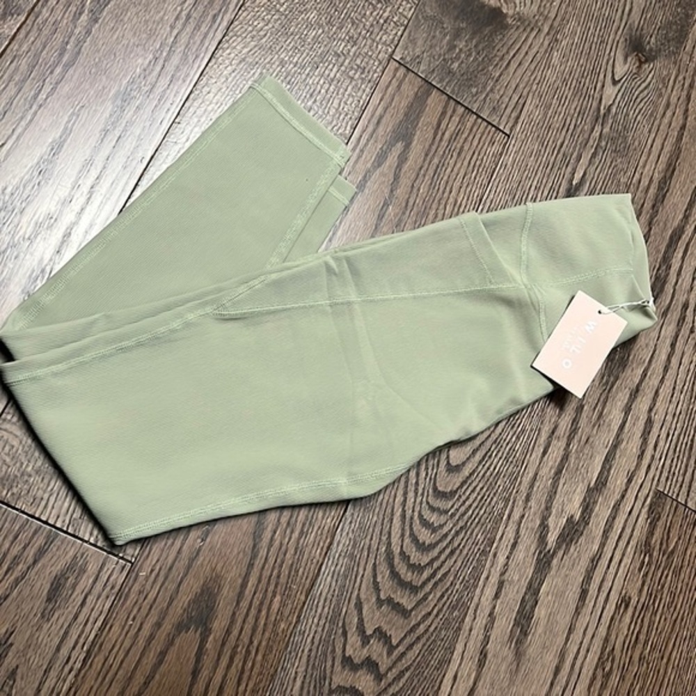 Willow the label 7/8 legging ribbed SMALL